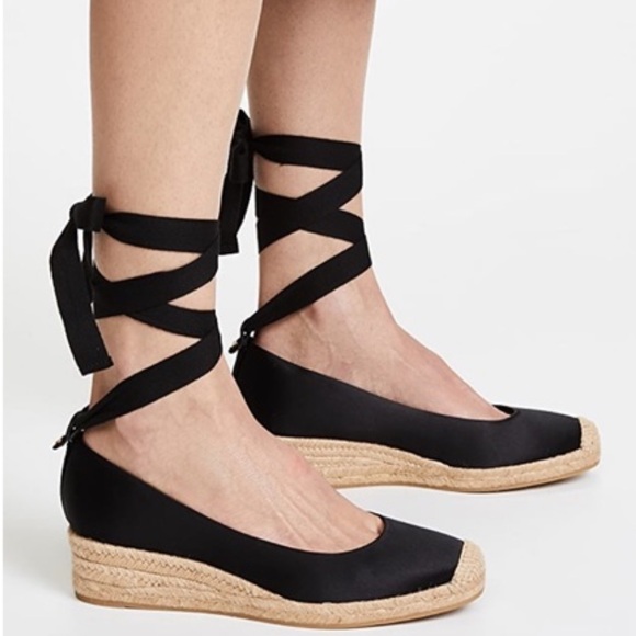 Tory Burch espadrille wedge shoes - Picture 3 of 4